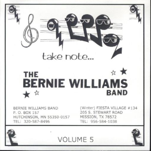 Bernie Williams Band Vol. 5 " Take Note " - Click Image to Close